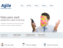 Tablet Screenshot of agilesistemas.com